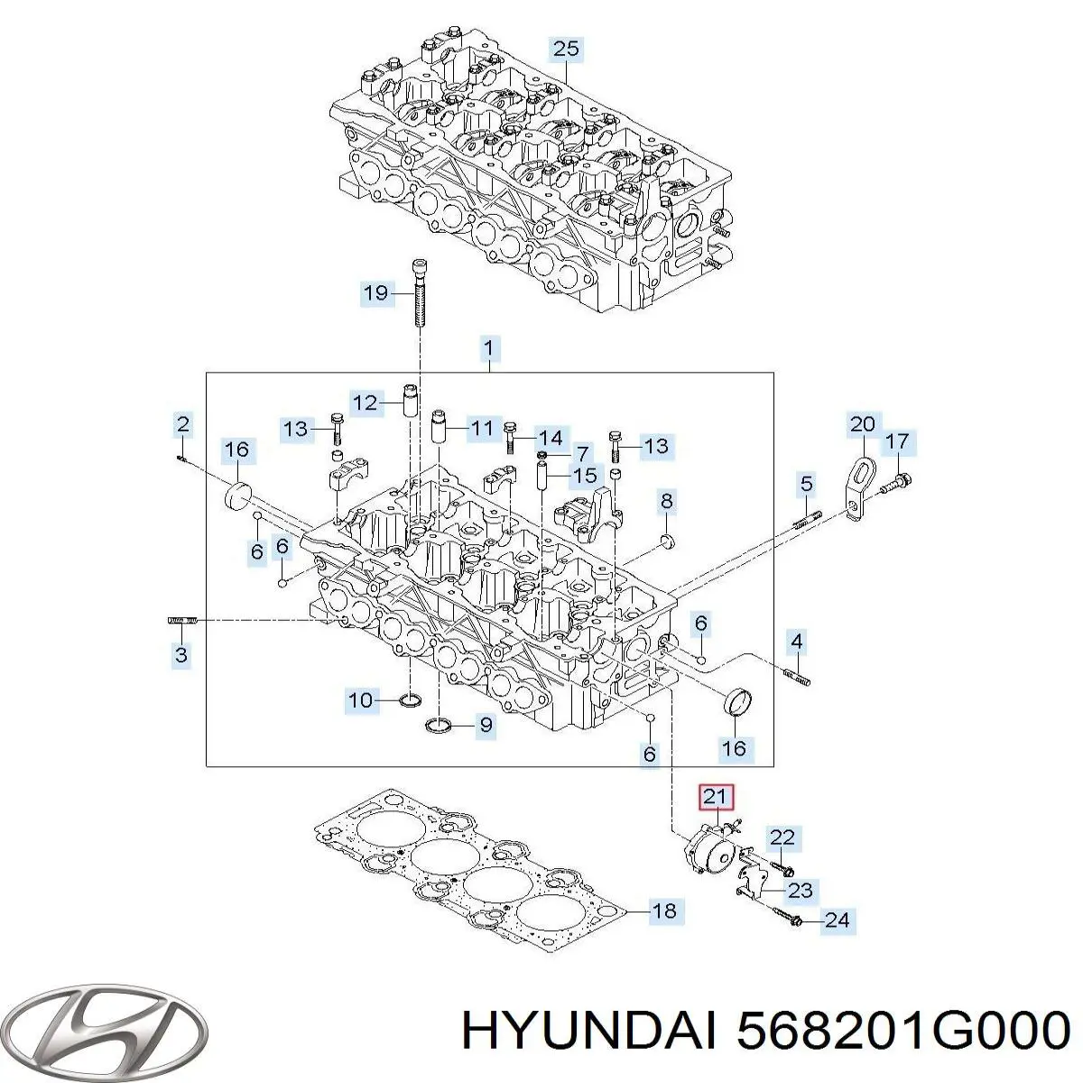 Наконечник рульовий Hyundai/Kia 568201G000 ціна, від 14.39 USD
