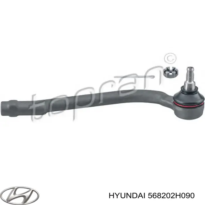 568202H090 Hyundai/Kia Зовнішній наконечник рульової тяги