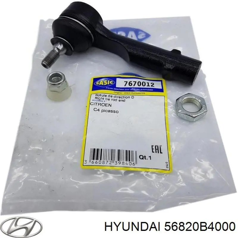 Купити 56820B4000 Hyundai/Kia Рульовий наконечник