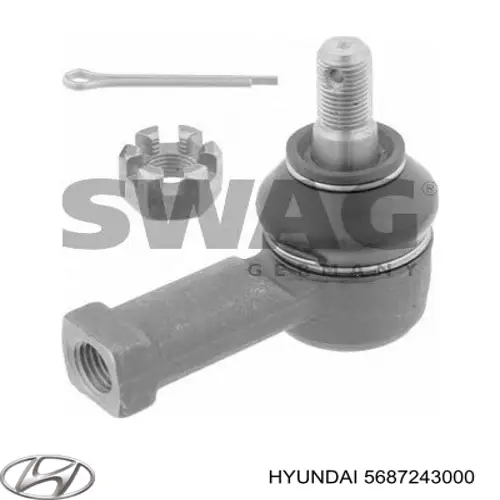 Купити 5687243000 Hyundai/Kia Рульовий наконечник