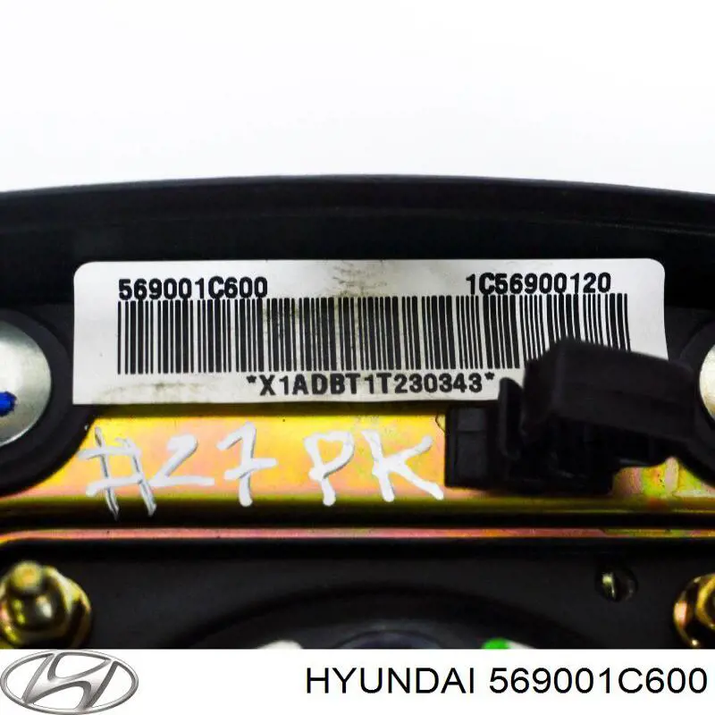 Подушка Айрбег водія Hyundai/Kia 569001C600WK ціна, від 48.39 USD