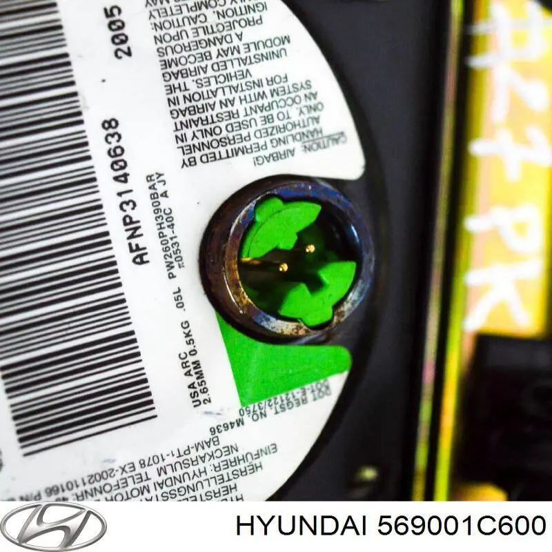 Подушка Айрбег водія Hyundai/Kia 569001C600 ціна, від 50.28 USD