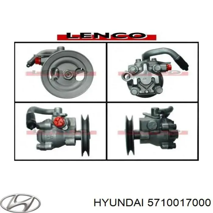 5710017000 Hyundai/Kia насос гідропідсилювача керма (гпк)