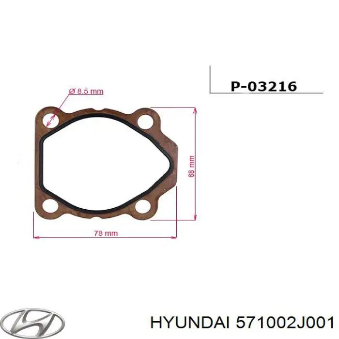 571002J001 Hyundai/Kia Насос гідропідсилювача