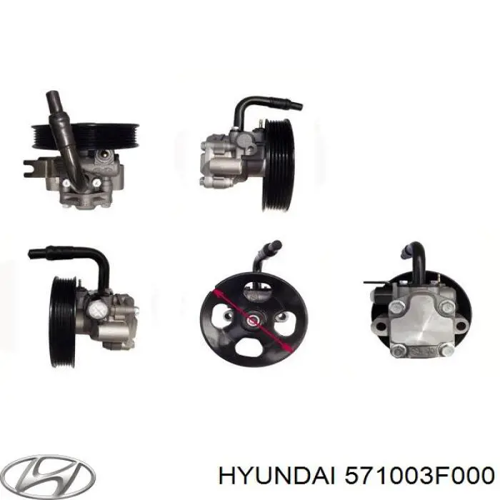 Насос ГПК Hyundai/Kia 571003F000 ціна, від 180.48 USD