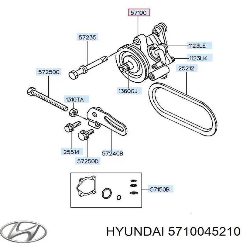 Купити HPQ1509 Krauf Насос гідравліки