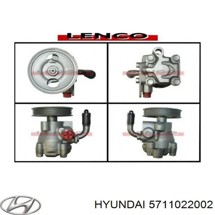 Насос гідропідсилювача керма (ГПК) Hyundai Accent (Хендай Акцент)