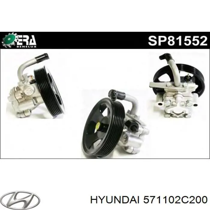 Насос гідропідсилювача керма (ГПК) Hyundai Tiburon (Хендай Тібурон)