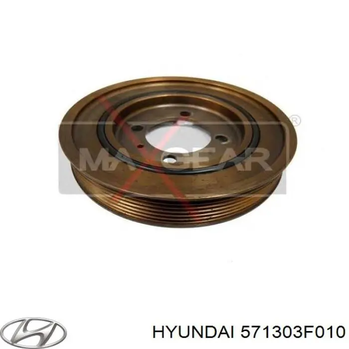 Шків насосу гідропідсилювача керма (ГПК) Hyundai/Kia 571303F010 ціна, від  USD
