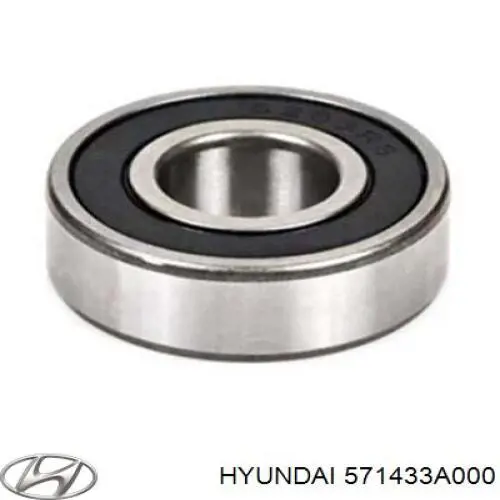 Hyundai/Kia опорний підшипник первинного валу кпп (центрирующий підшипник маховика)