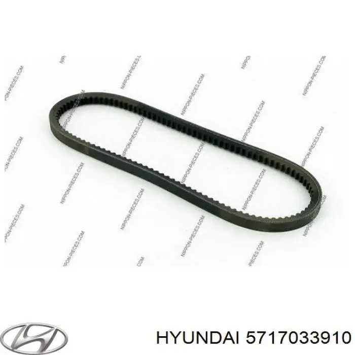 Клиновий ремінь Hyundai/Kia 5717033910 ціна, від 5.54 USD