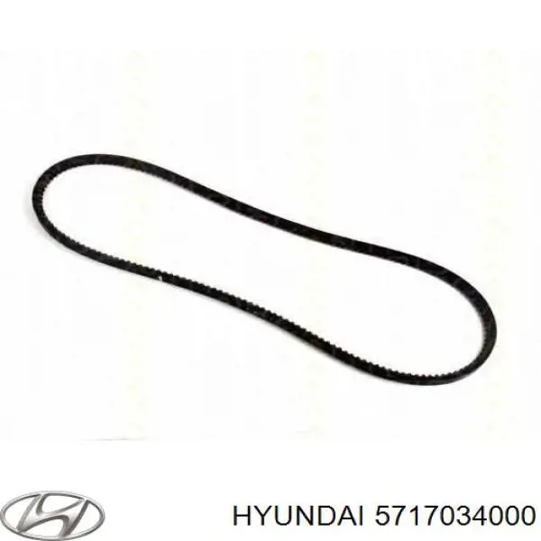Купити 5717034000 Hyundai/Kia Ремінь генератора