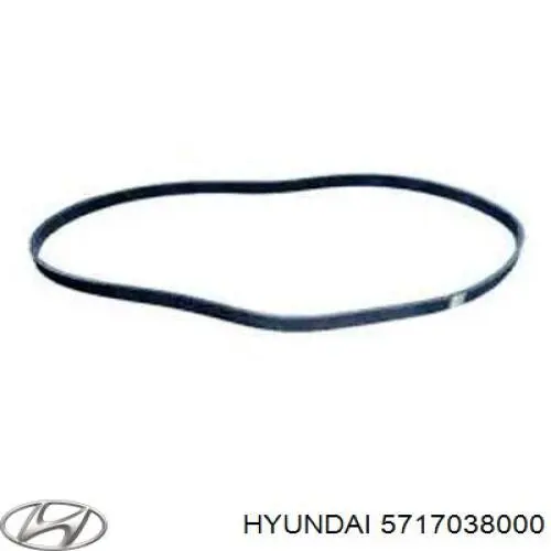 Ремінь кондиціонера Hyundai/Kia 5717038000