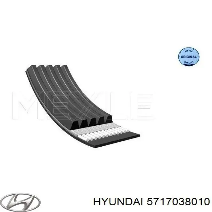Купити 5717038010 Hyundai/Kia Ремінь генератора