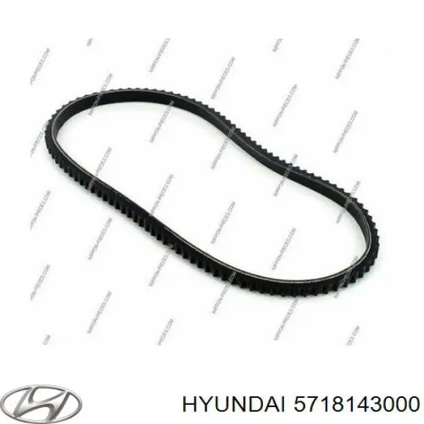 Купити 5718143000 Hyundai/Kia Ремінь генератора