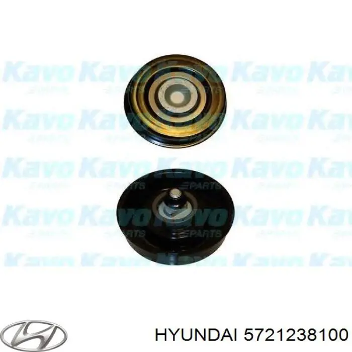 5721238100 Hyundai/Kia ролик приводного ременя, паразитний