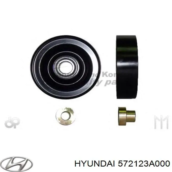 Купити 572123A000 Hyundai/Kia Натяжний ролик