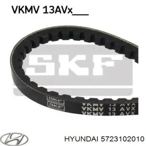 Клиновий ремінь Hyundai/Kia 5723102010 ціна, від 5.18 USD