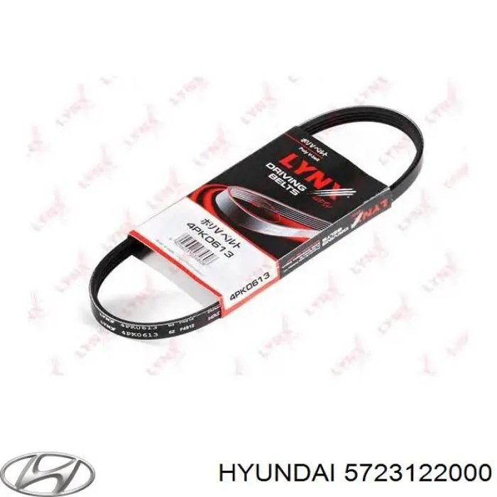 Купити 5723122000 Hyundai/Kia Ремінь генератора