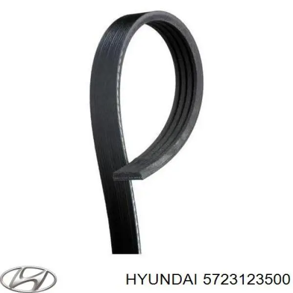 5723123500 Hyundai/Kia ремінь приводний, агрегатів