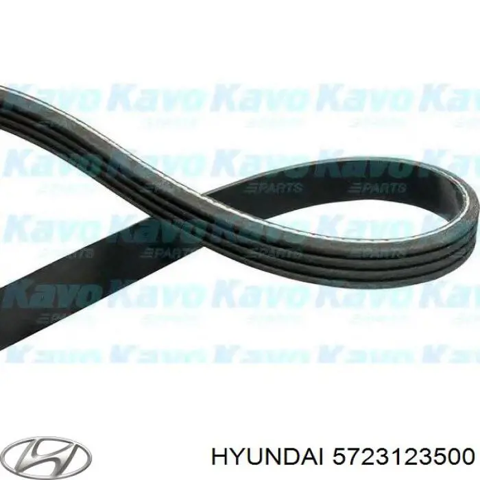 5723123500 Hyundai/Kia Поліклиновий ремінь