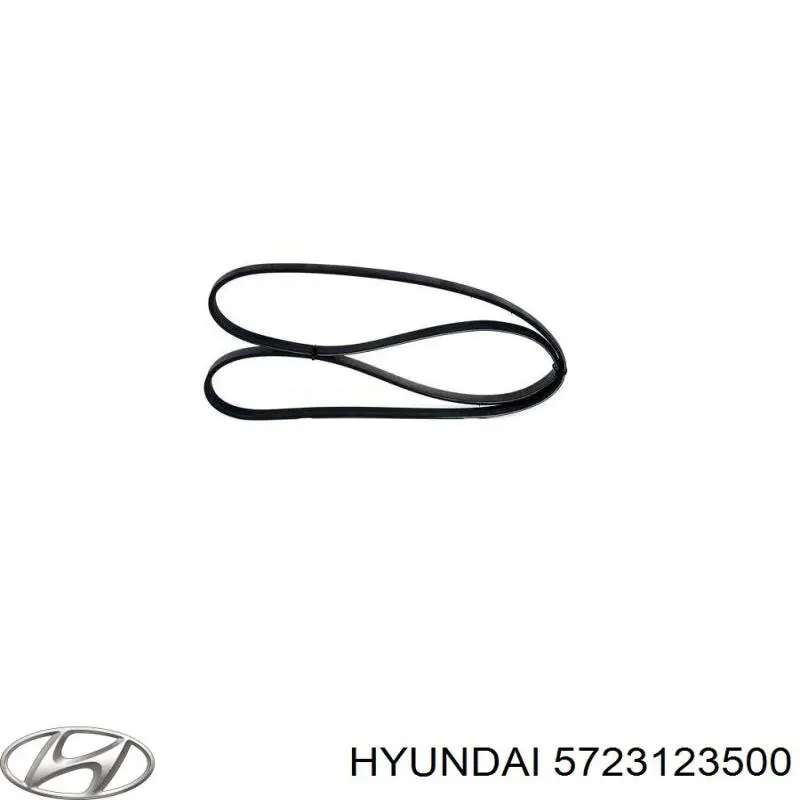 Ремінь генератора 5723123500 Hyundai/Kia