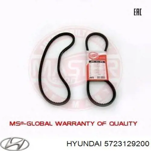 Купити 5723129200 Hyundai/Kia Ремінь генератора