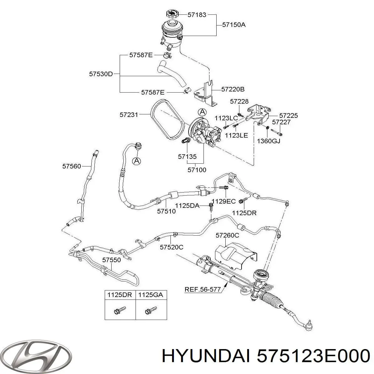 Купити 575123E000 Hyundai/Kia 