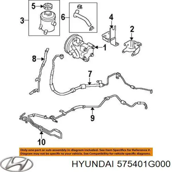  575401G000 Hyundai/Kia