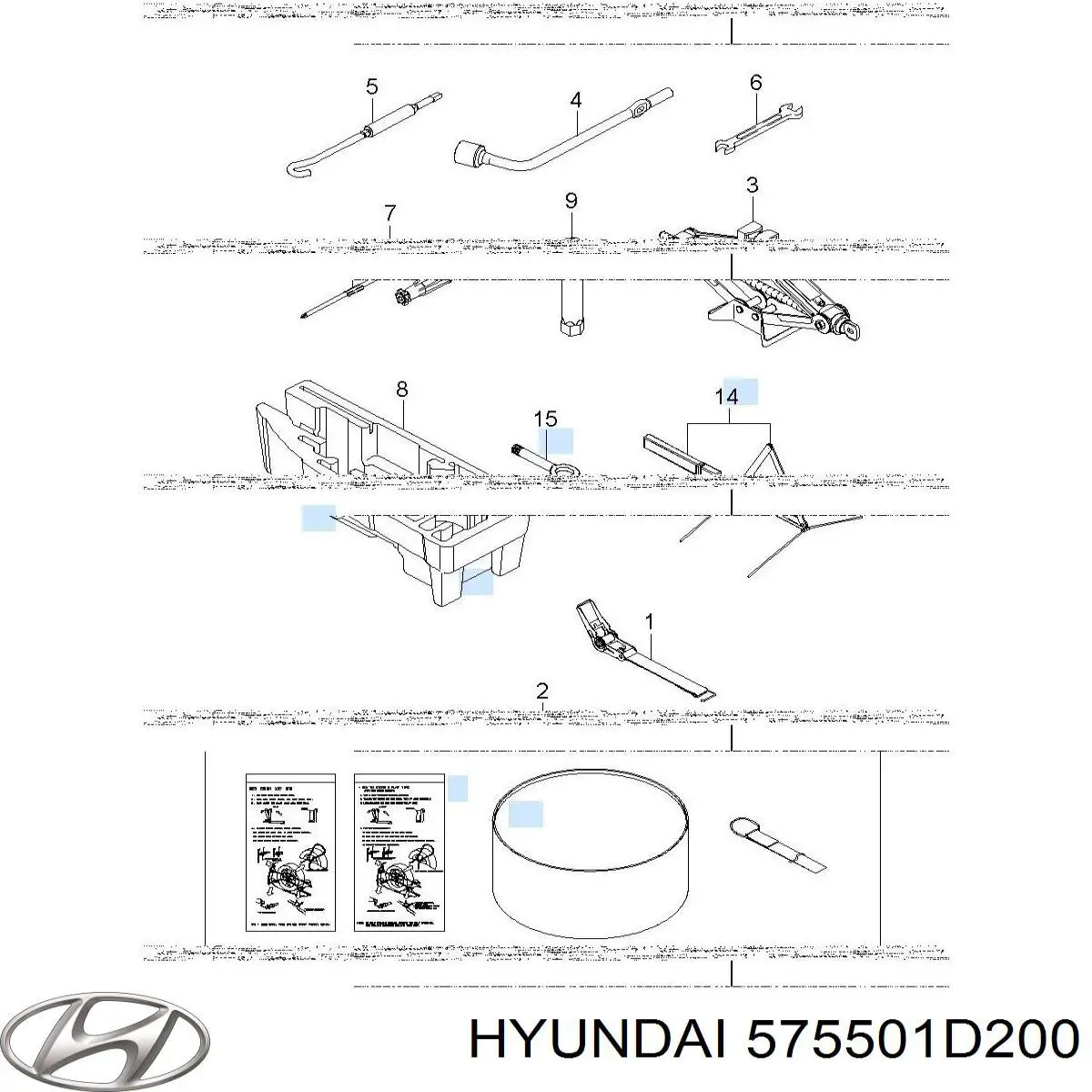 Купити 575501D200 Hyundai/Kia 