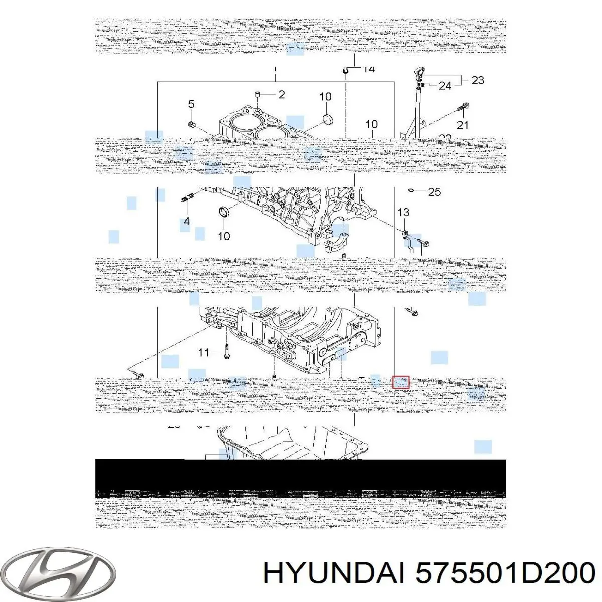  Hyundai/Kia 575501D200 ціна, від 26.60 USD