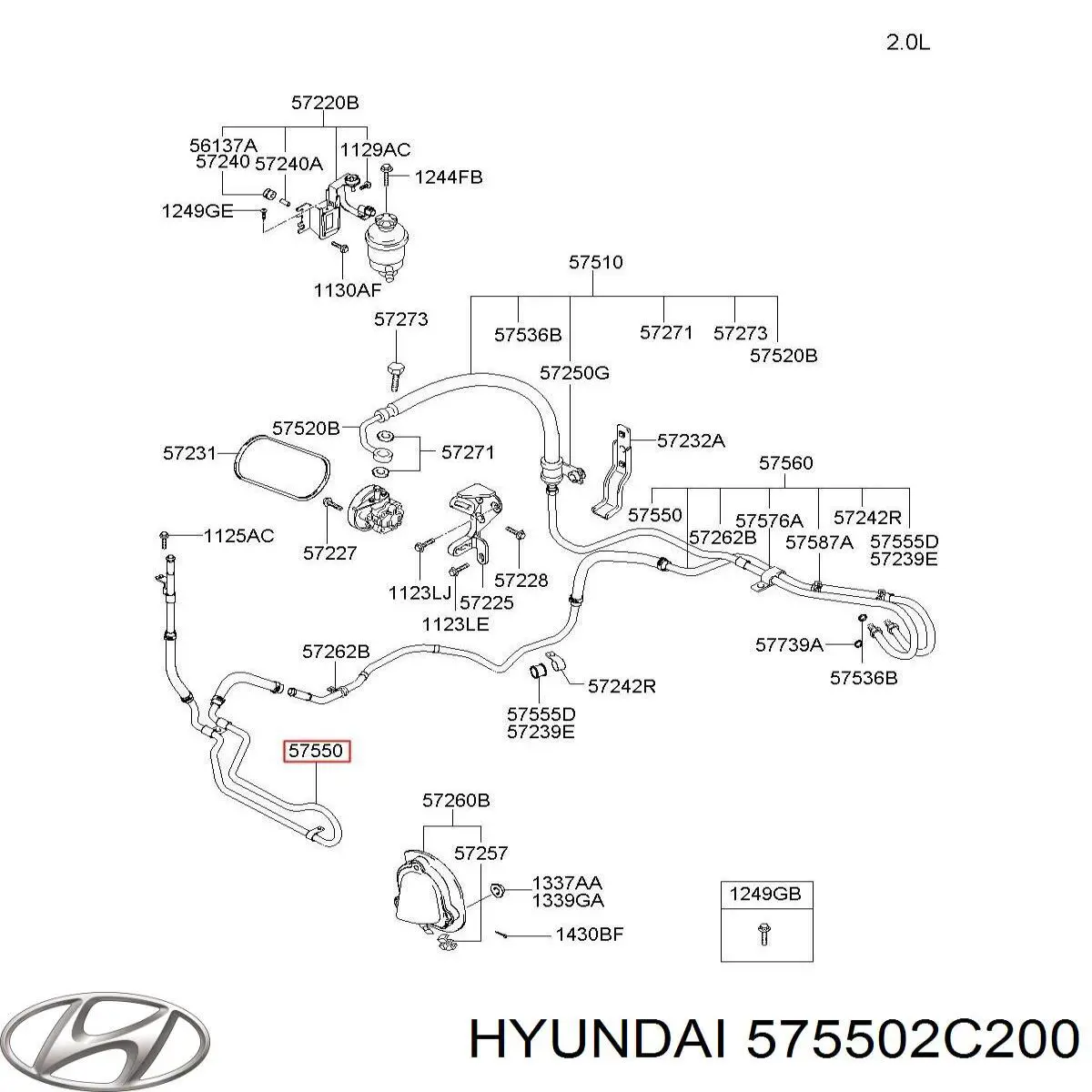 575502C200 Hyundai/Kia 