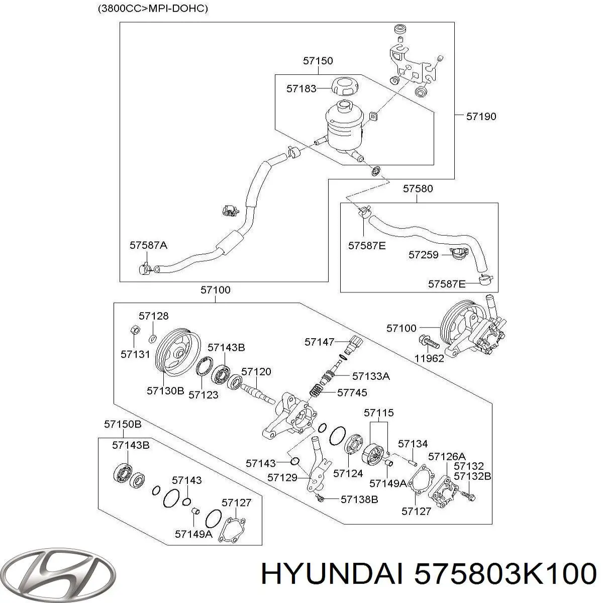  575803K100 Hyundai/Kia