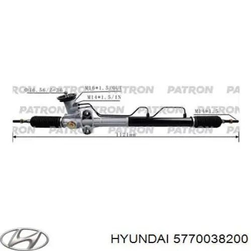 Купити 5770038200 Hyundai/Kia Рульова рейка