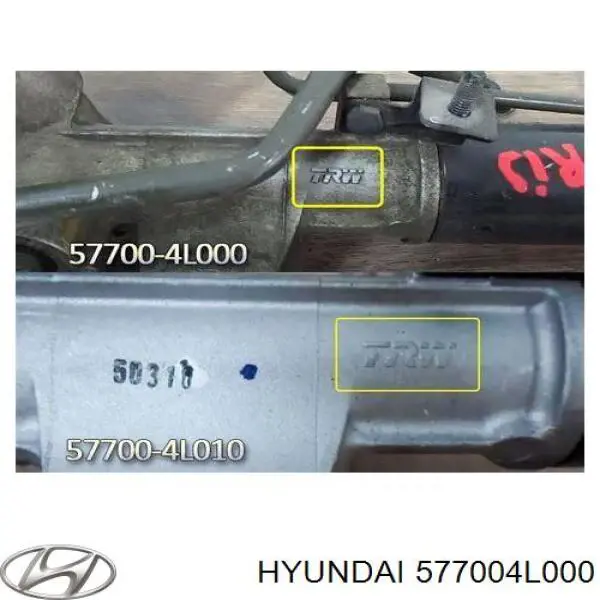 Купити 577004L000 Hyundai/Kia Рульова рейка