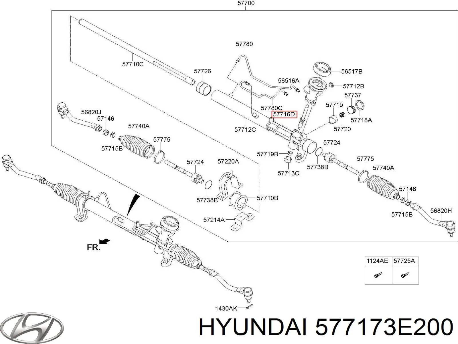  577173E200 Hyundai/Kia