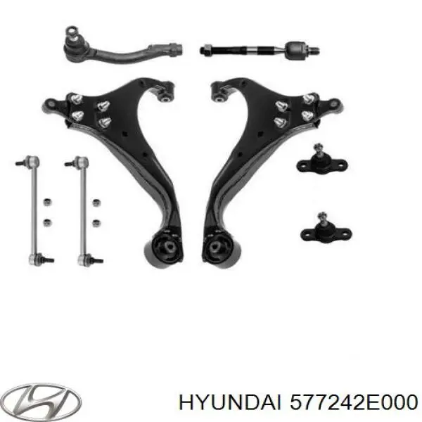 Тяга рульова Hyundai/Kia 577242E000