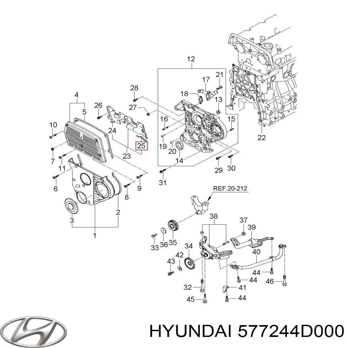 577244D000 Hyundai/Kia Тяги кермові