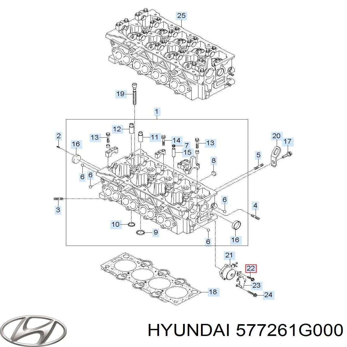 Купити 577261G000 Hyundai/Kia Відбійник задньої ресори