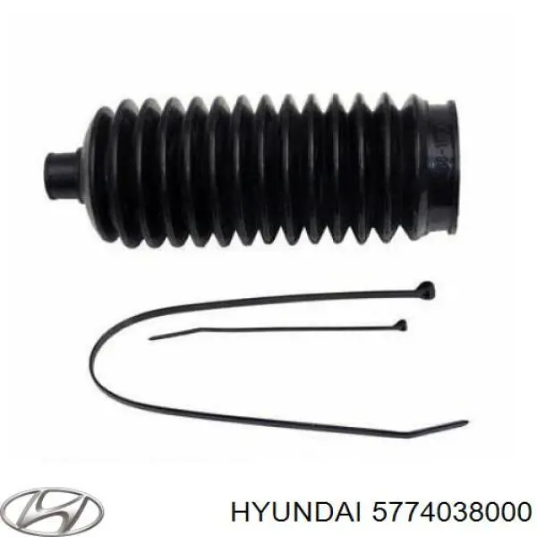 5774038000 Hyundai/Kia пильник рульового механізму/рейки