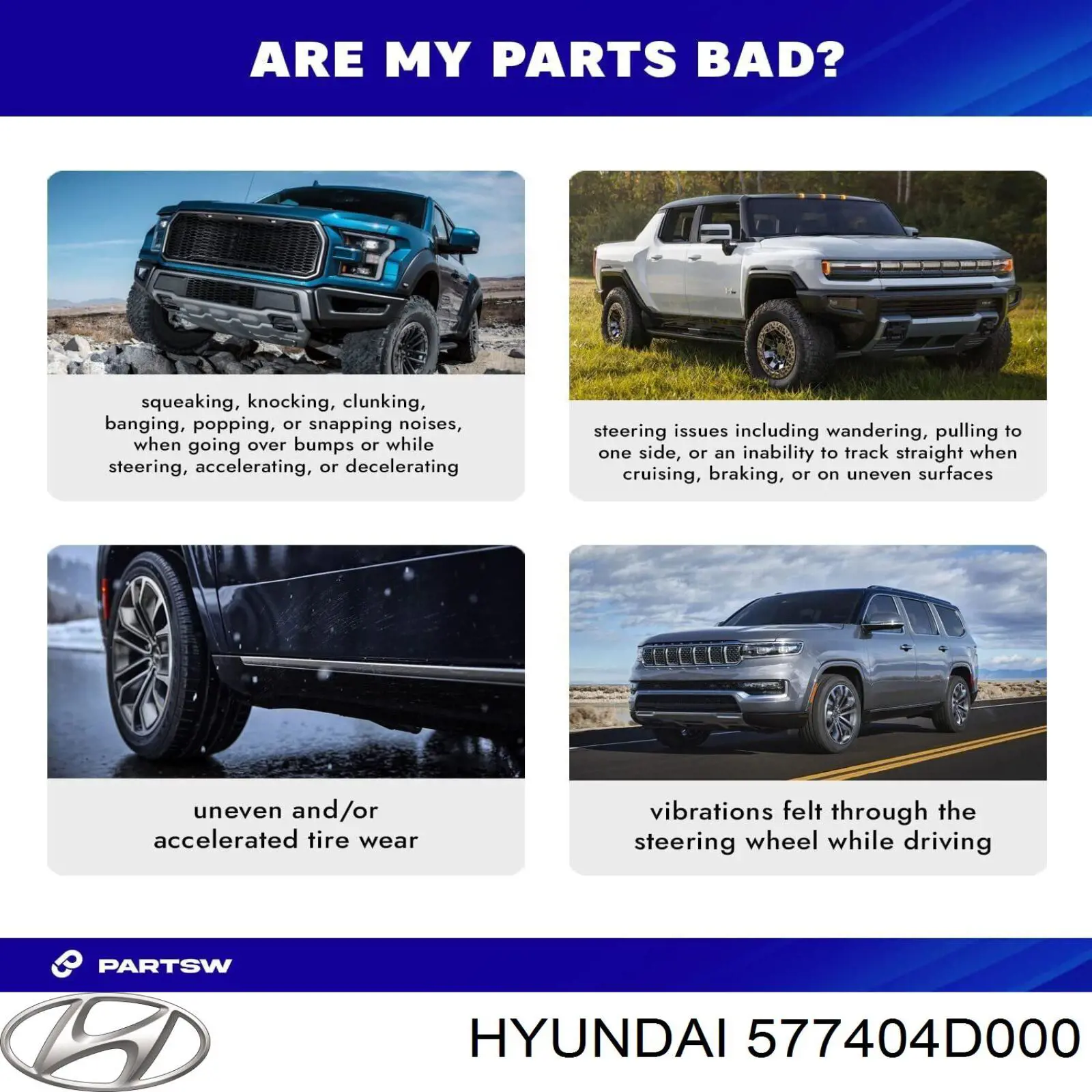 Купити 577404D000 Hyundai/Kia Пильник тяги