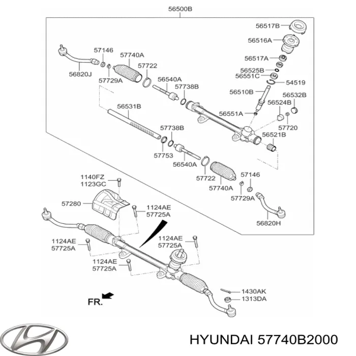  57740B2000 Hyundai/Kia