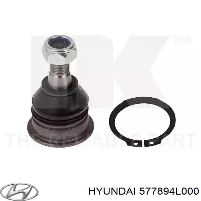Втулка кріплення кермової рейки 577894L000 Hyundai/Kia