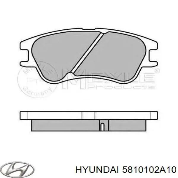 Гальмівні колодки Hyundai/Kia 5810102A10 ціна, від 19.58 USD