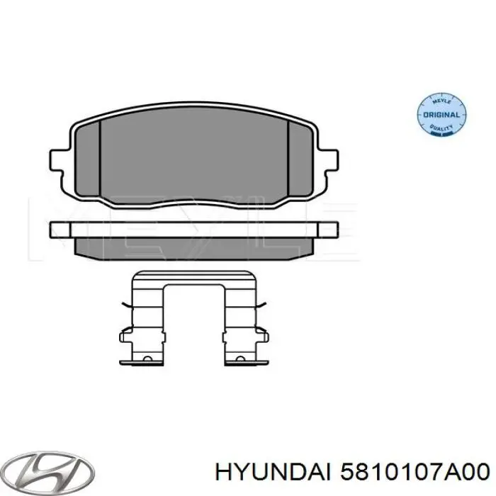 Тормозні колодки Hyundai/Kia 5810107A00
