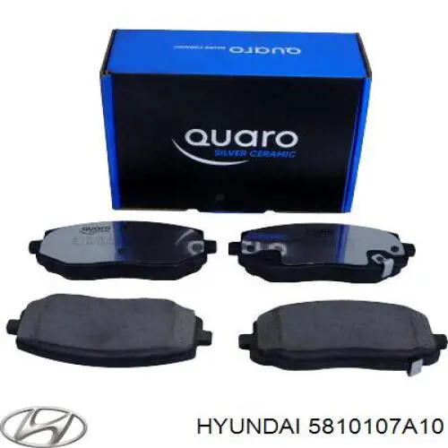 Гальмівні колодки Hyundai/Kia 5810107A10 ціна, від 18.62 USD