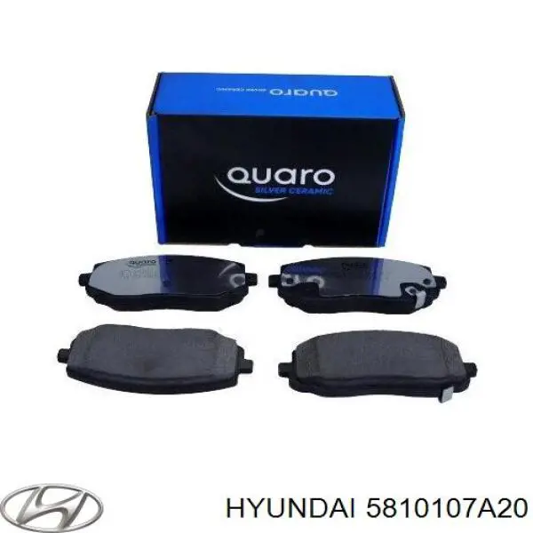 Передні тормозні колодки 5810107A20 Hyundai/Kia