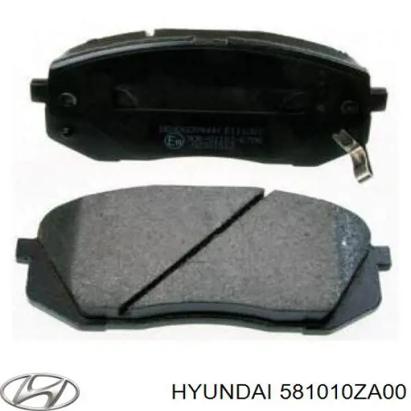 Колодки гальмівні передні, дискові 581010ZA00 Hyundai/Kia