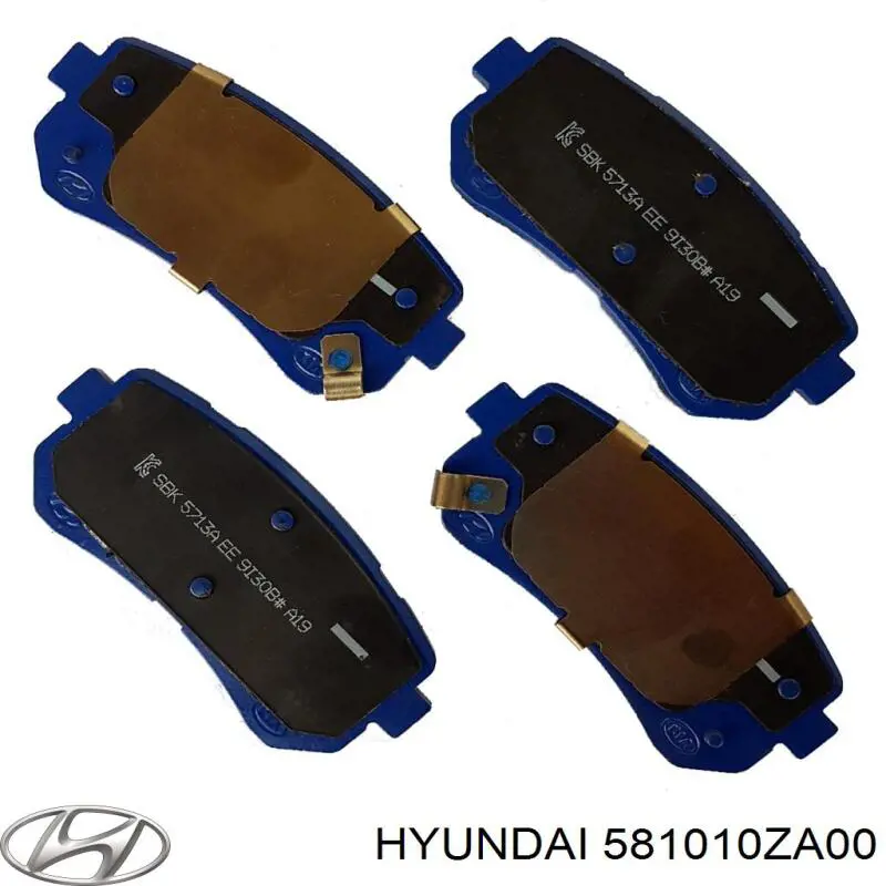 Тормозні колодки Hyundai/Kia 581010ZA00