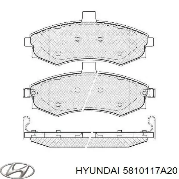 Гальмівні колодки Hyundai/Kia 5810117A20 ціна, від 15.83 USD